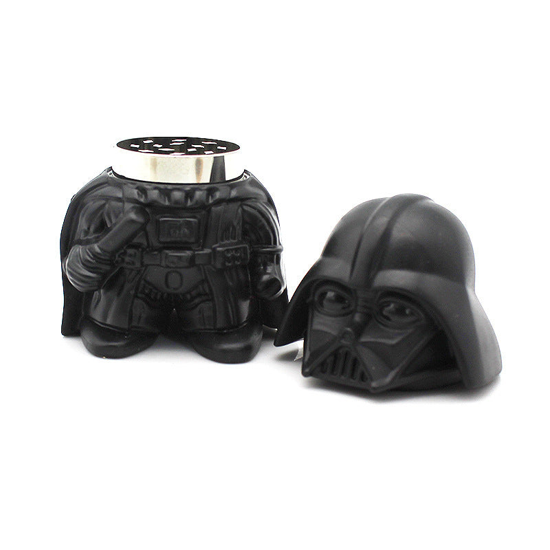 Newest Star Wars Black Warrior Darth Vader Stormtrooper toy Metal Zinc Alloy Herb Weed Grinder  Spice Crusher Accessories