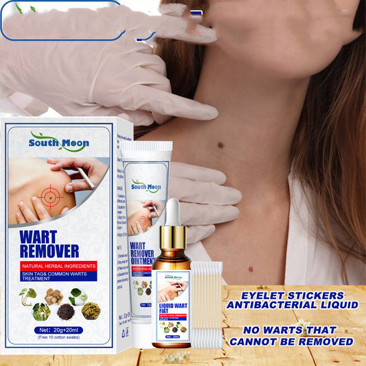 Gram Wart Cream Set Herbal Wart Liquid Facial Cleansig