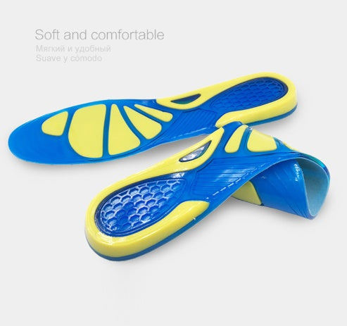 Silicon Gel Insoles Foot Care for Plantar Fasciitis Heel Spur Running Sport Insoles Shock Absorption Pads Arch Orthopedic Insole