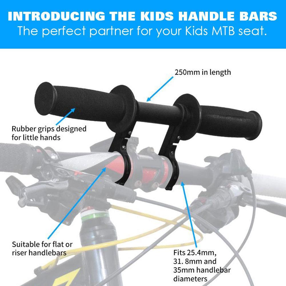 Mountain bike child seat armrest