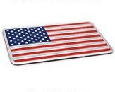 Alloy National Flag Car Decoration  Metal Car Sticker