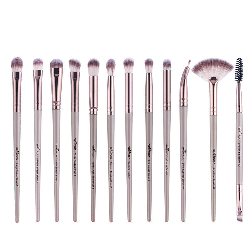 Anmor 12 makeup brushes