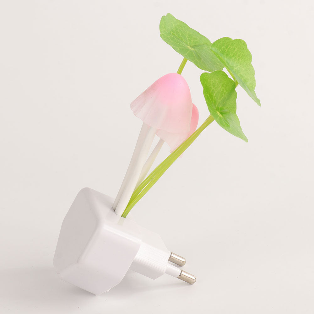 彩色 LED 蘑菇灯，3 种颜色，带传感器，新颖，220v