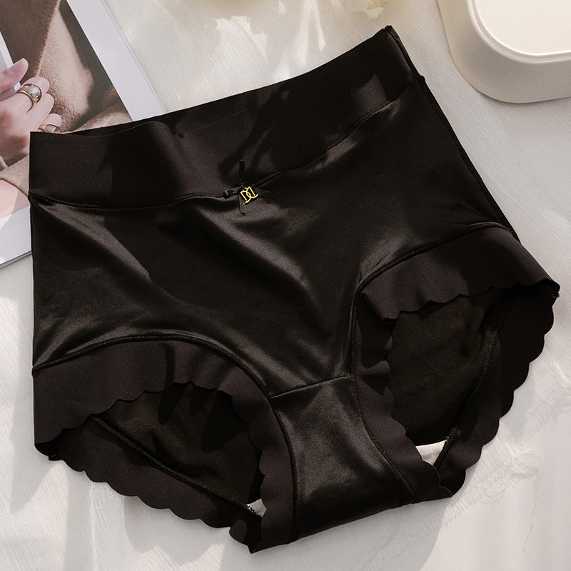 Satin Seamless Ice Silk Underwear