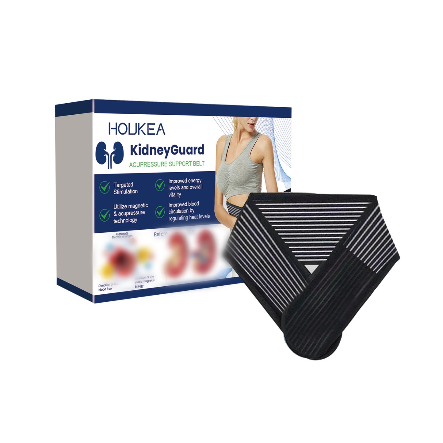 Elastic Breathable Waist Supporter Relieve Long-sitting Waist Muscles And Bones Pain