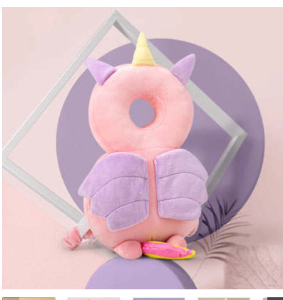 Baby Toddler Headrest Child Protection Baby Head Protection Cushion Cute Angel Wings