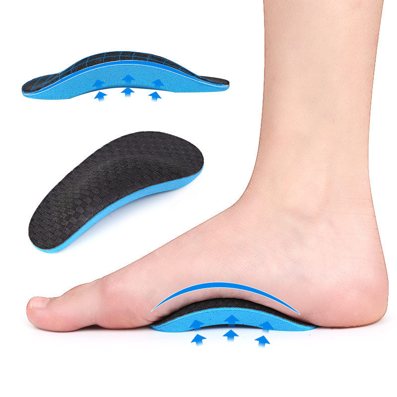 EVA Sports Foot Pad For Men And Women Flat Foot Arch Support Half Pad Inner And Outer Eight-shaped Orthopedic Foot Pad