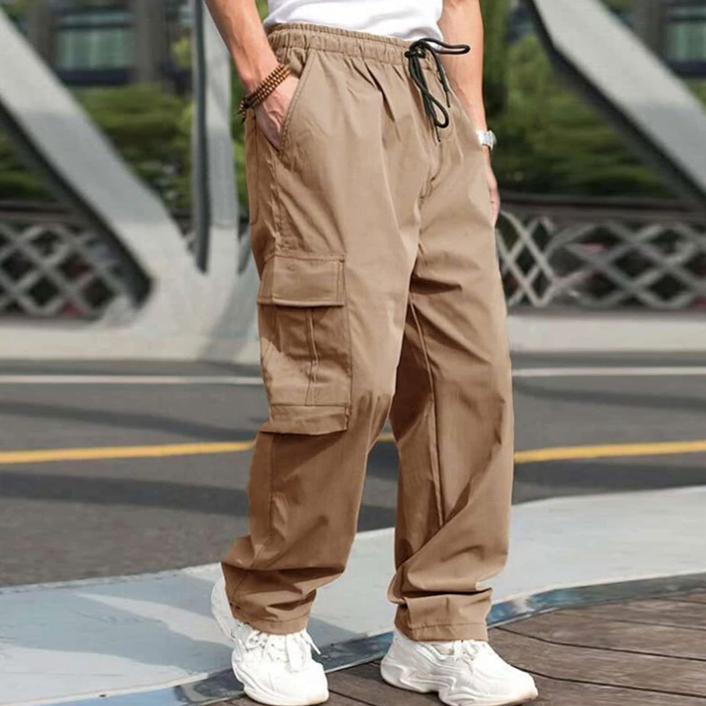 Fashion Loose Straight Casual Trousers