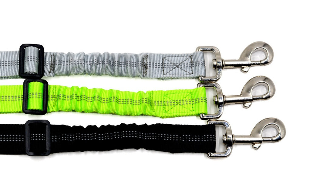 Adjustable Dog Seat Belt Dog Car Seatbelt Harness Leads Elastic Reflective Safety Rope