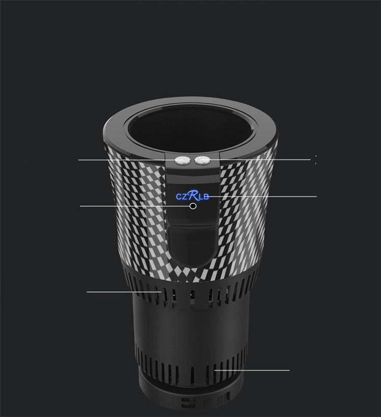 Vehicle cooling hot cup