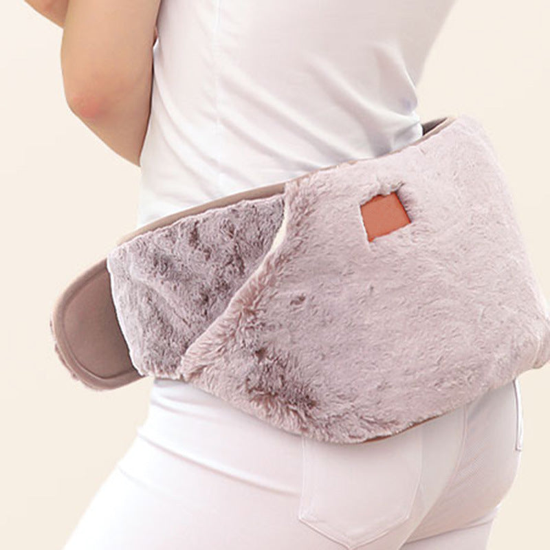 Rabbit Velvet Back Pain Lumbar Belt Heat Warming