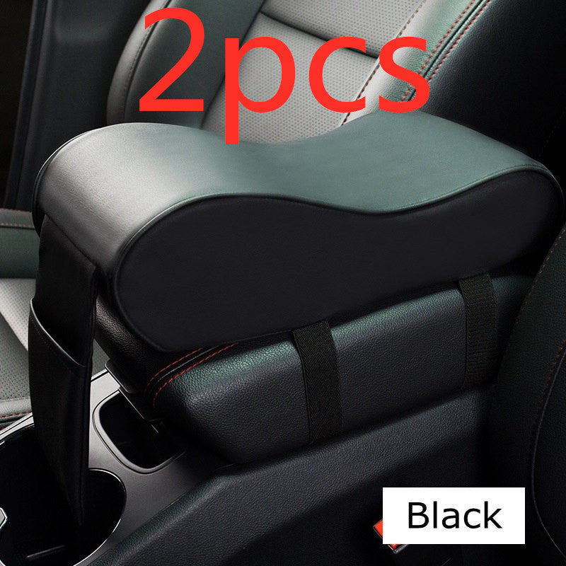 New Leather Car Armrest Pad Universal Auto Armrests Car Center Console Arm Rest Seat Box Pad Vehicle Protective Car Styling