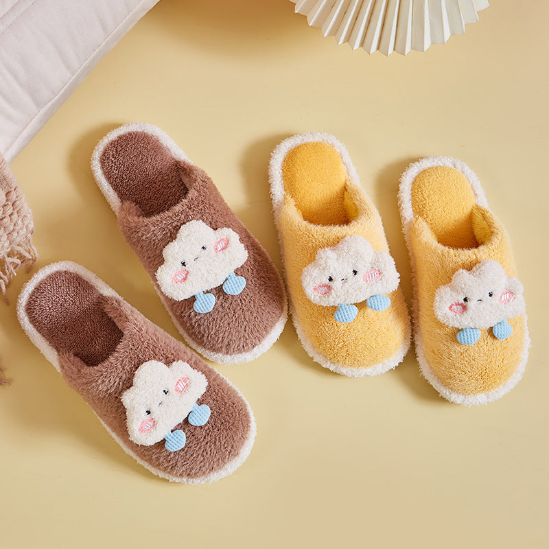 Clouds Couple Cotton Slippers Unisex Household Autumn And Winter Cartoon