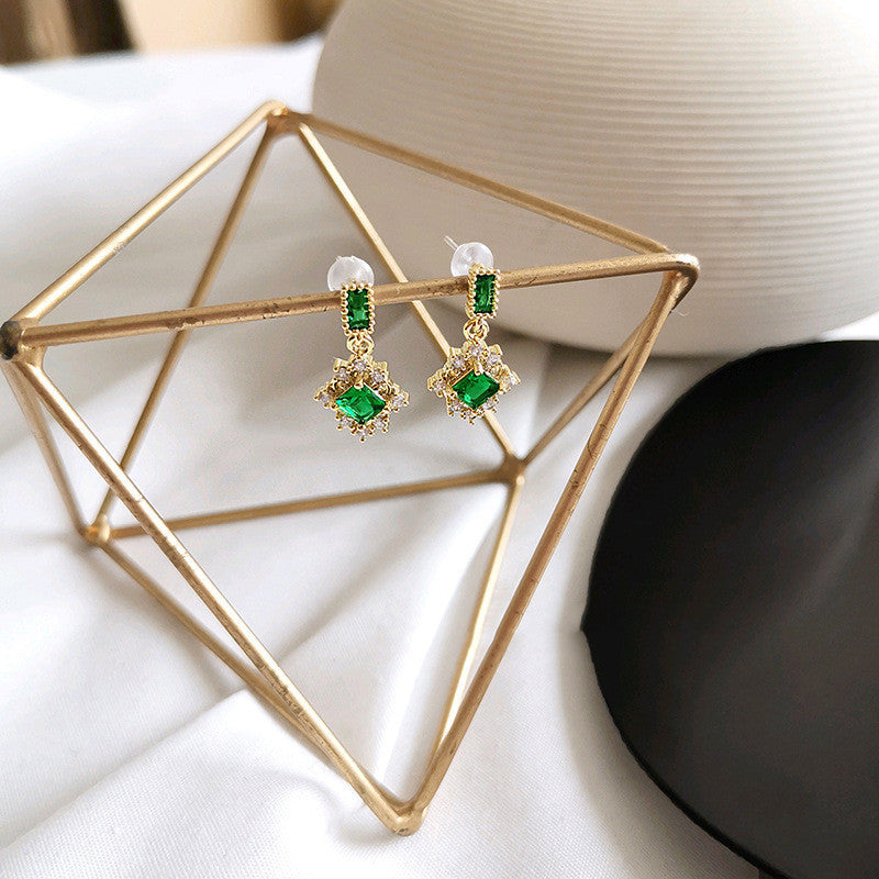 Fairy Emerald Stud Earrings