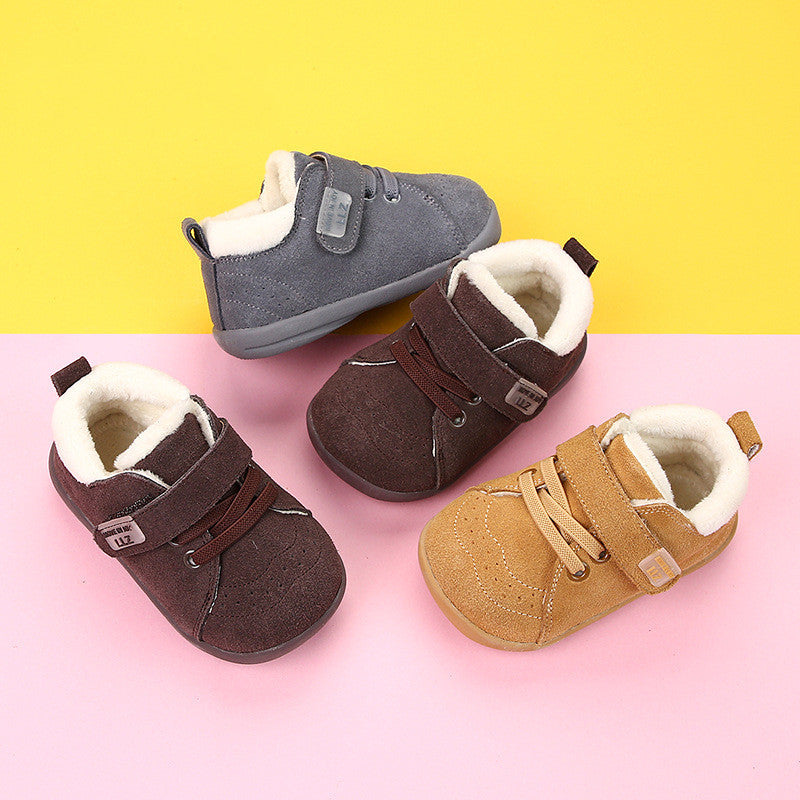 Winter baby soft bottom shoes