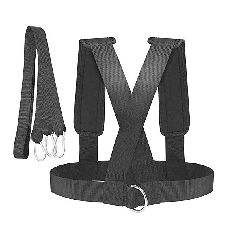 Weight-bearing running equipment harness