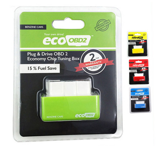 Conductor ECO OBD2 de economía de combustible para coche de gasolina ECOOBD2 Plug And Play