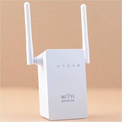 Repetidor WIFI de doble puerto de red con antena dual