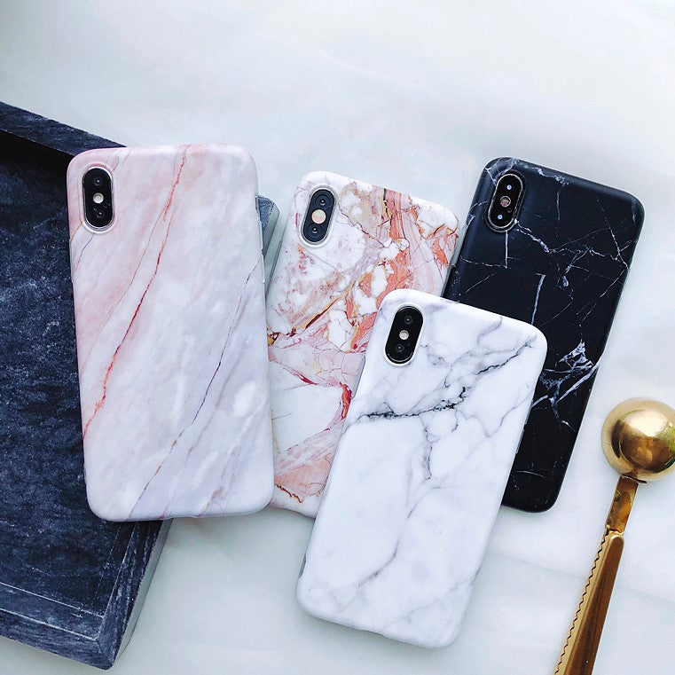 Compatible with Apple, Luxury marble phone case for iPhone 7 case for iphone X 7 6 6S 8 Plus 6S case cover XR XS MXA silicon case