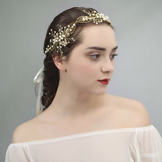 Handmade Headband Bridal Alloy Tiara With Diamonds