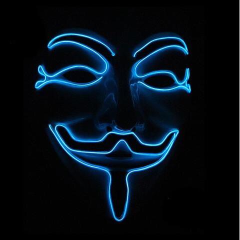 New LED Guy Fawkes Mask