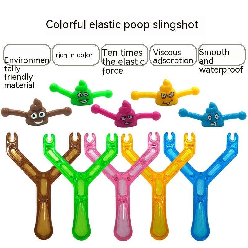 Vent Poop Slingshot Poop Launcher Strange Whole People Traditional Nostalgic Children's Toys