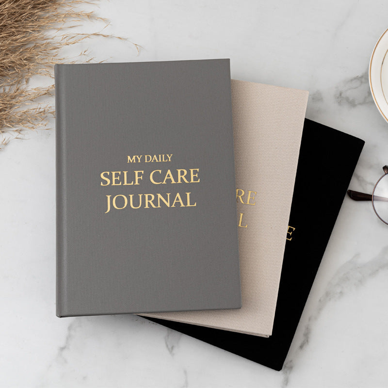 Thanksgiving Diary Happy Self-care Diary Boy English Version A5 Notebook Cloth Book