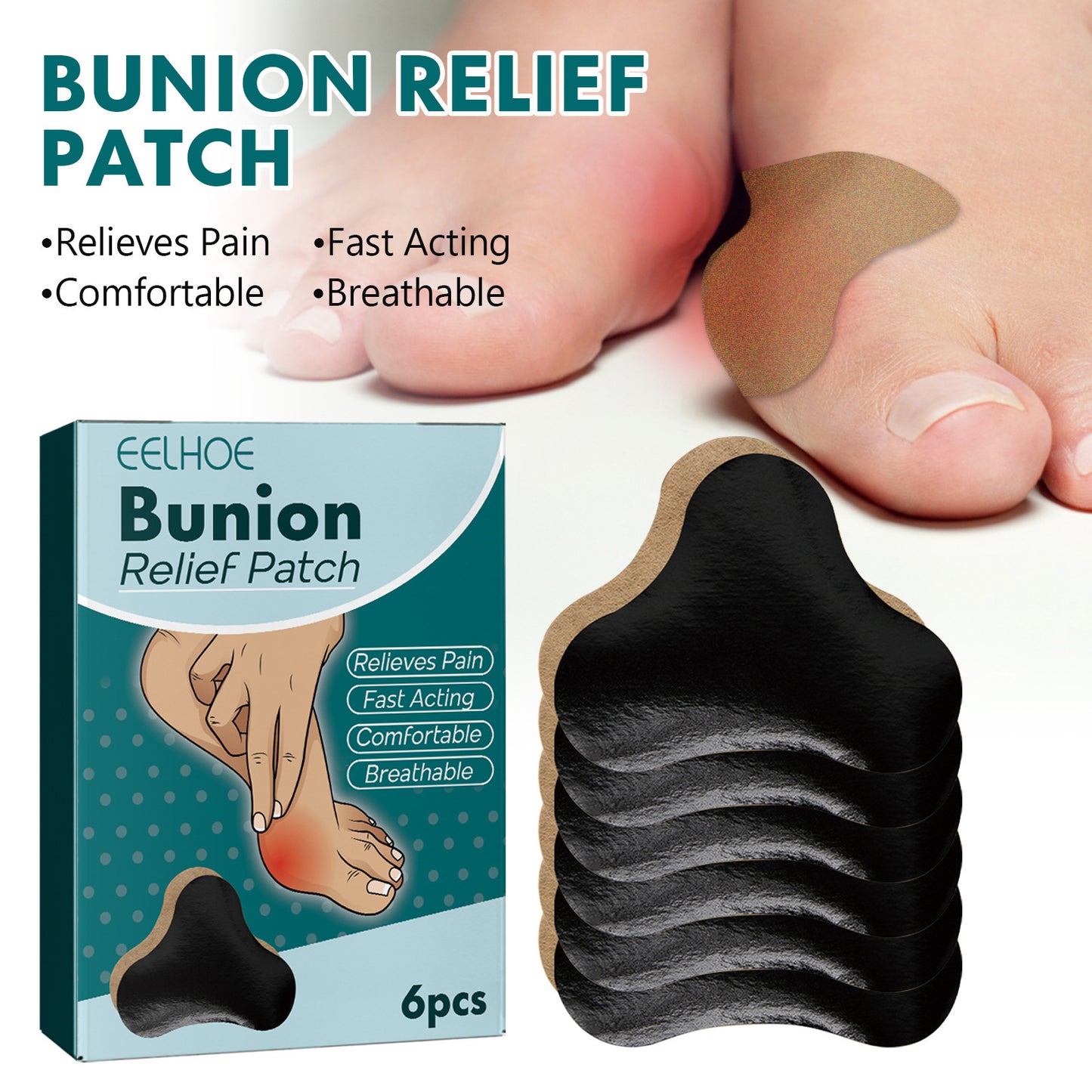 Bunion Patch Relieve Foot Toe Swelling Pain Patch