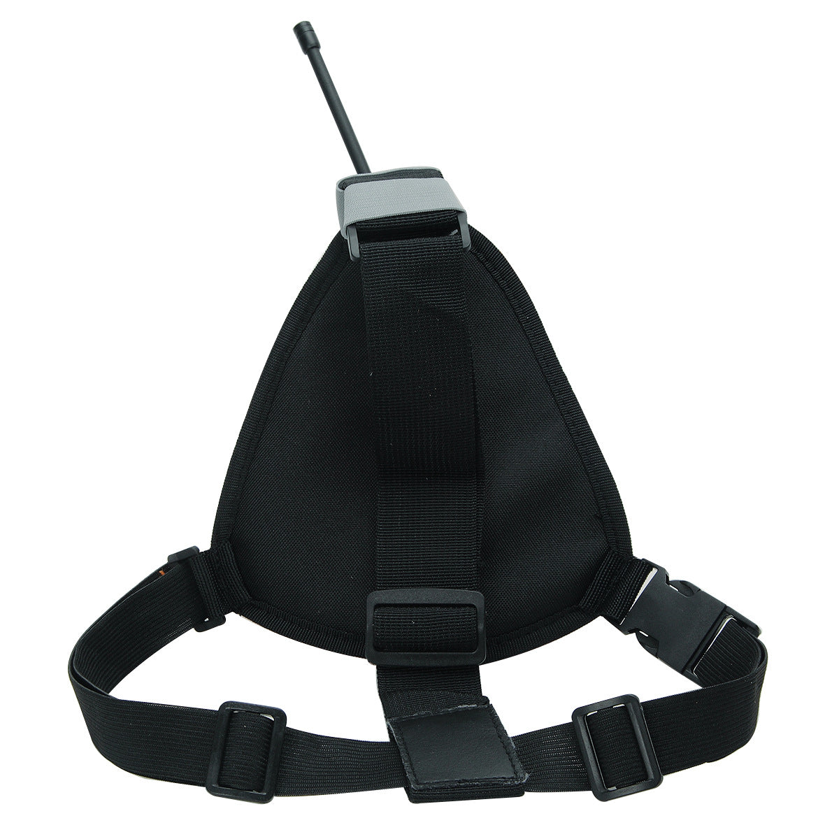 Walkie-Talkie Mochila Triangular Negra Multifuncional Portátil