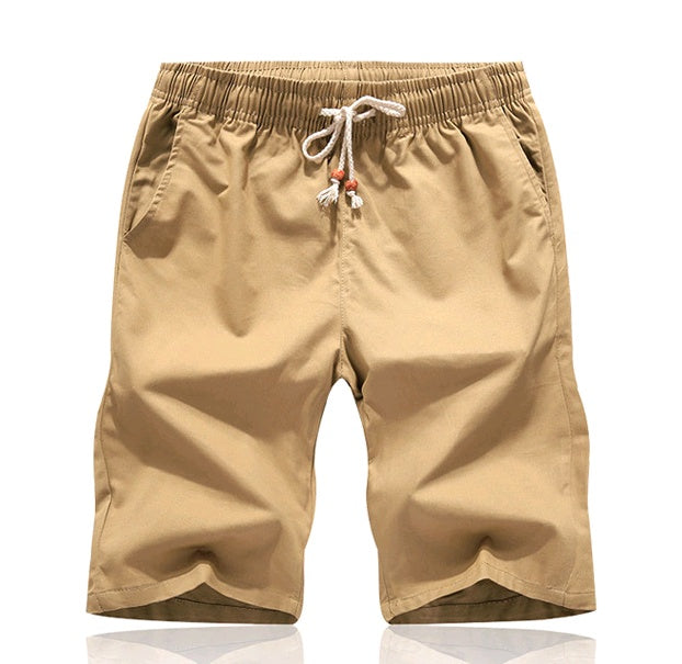 Summer Men's Cotton Shorts Casual Five Pants Summer Beach Pants