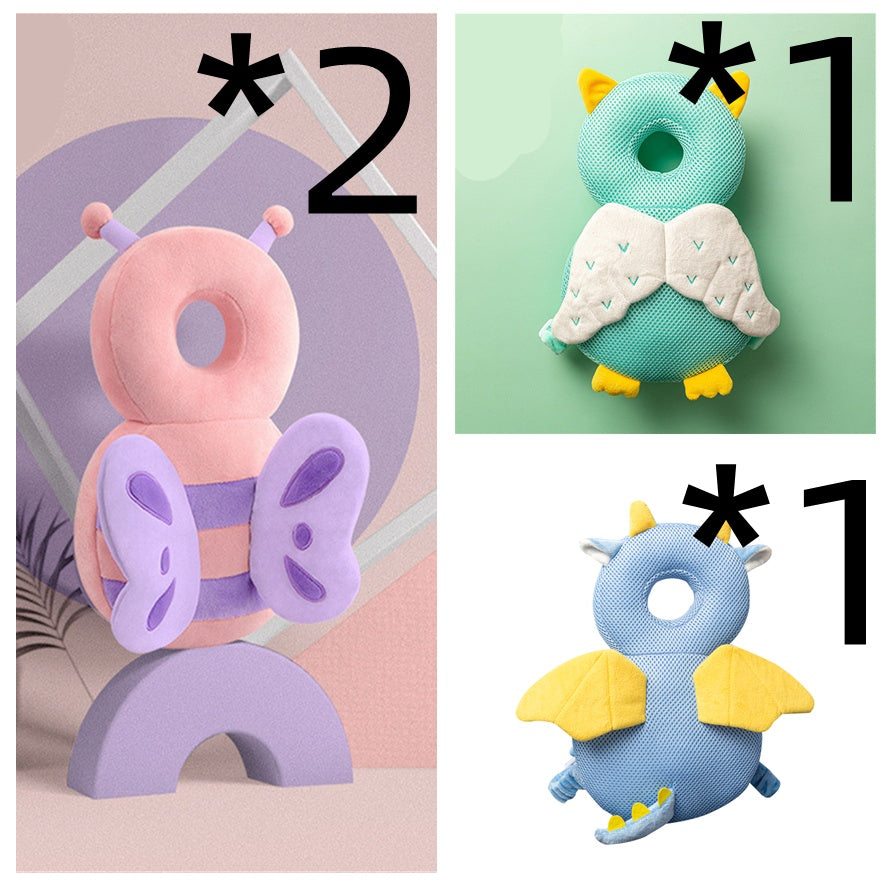 Baby Toddler Headrest Child Protection Baby Head Protection Cushion Cute Angel Wings