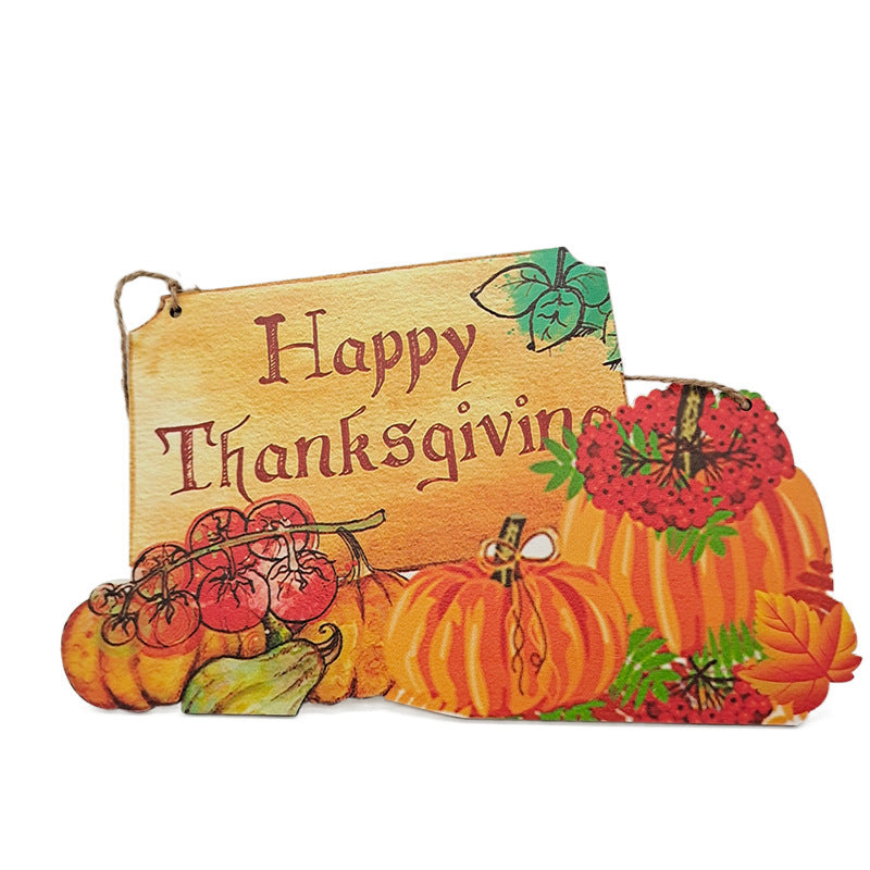 Thanksgiving Wooden Fall Signs Table Decorations Harvest Party Fall Table Centerpieces Autumn Wood Ornaments For Dining Table