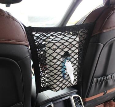 Auto elástico universal del organizador de alquiler de la red de Seat de la barrera del perro en el asiento trasero para el almacenamiento