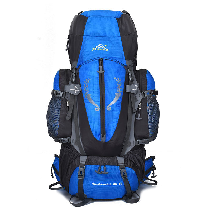 Paquete de montañismo profesional 80L85L mochila al aire libre viaje senderismo al aire libre camping burro tiendas de campaña bolsa