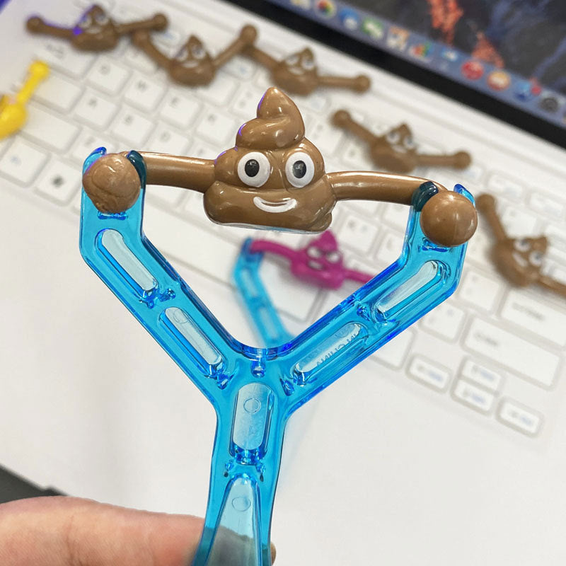 Creative Catapult Poop Slingshot Shit