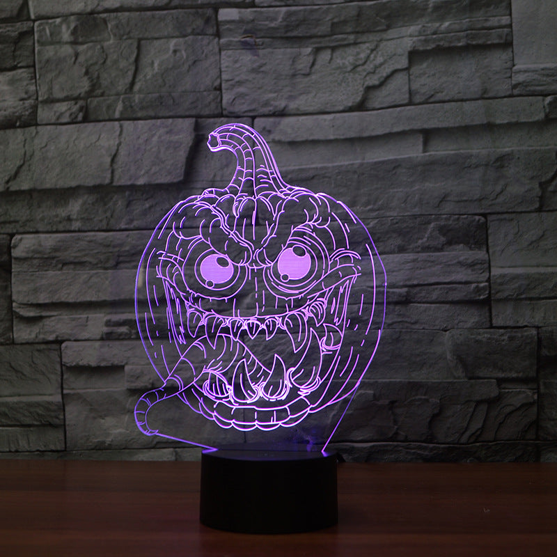 3D lights LED colorful pumpkin lights