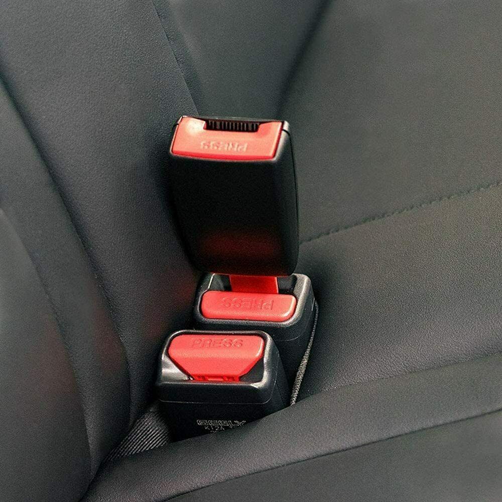 Hebilla Universal para cinturón de seguridad de coche, extensor de extensión, Clip, tapón de alarma automático, adaptador de asiento, 2 uds.