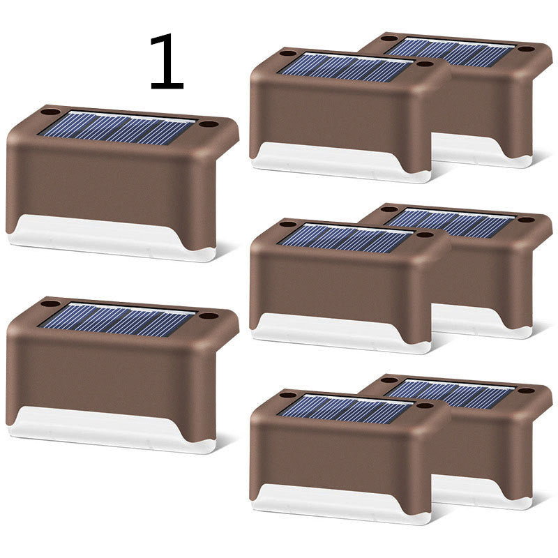 全新升级防水 LED 太阳能栅栏灯太阳能甲板灯太阳能台阶灯户外适用于露台楼梯花园通道台阶庭院