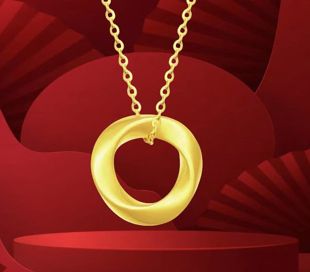 Women's Fashion Mobius Strip Pendant Necklace