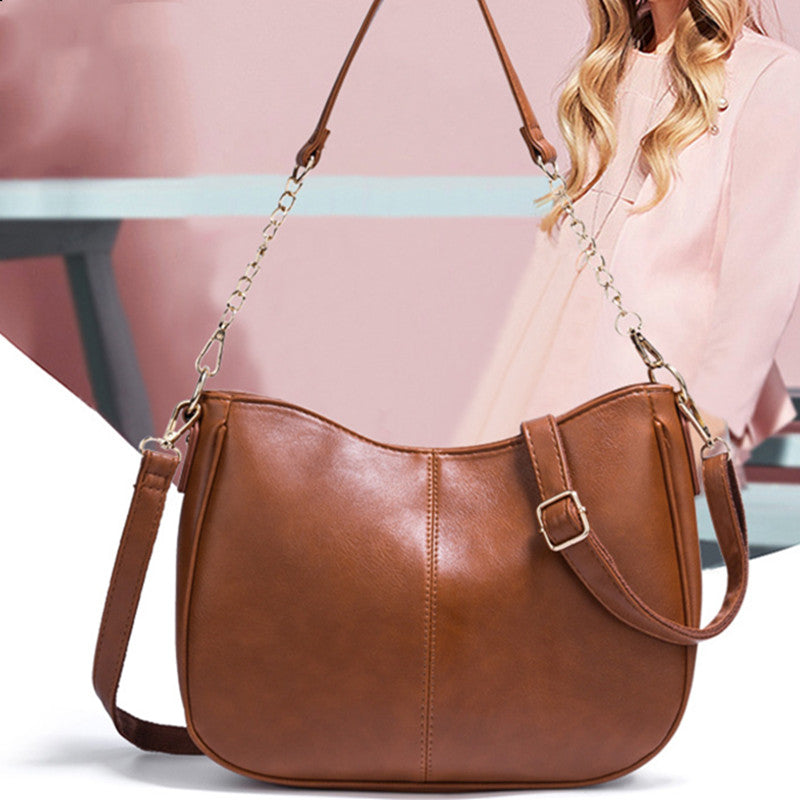 Bolso bandolera de hombro de moda simple para mujer