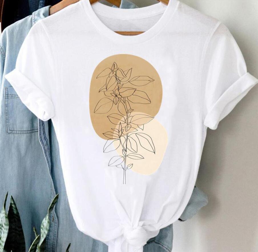 Women's Printed Cartoon Casual T-shirt