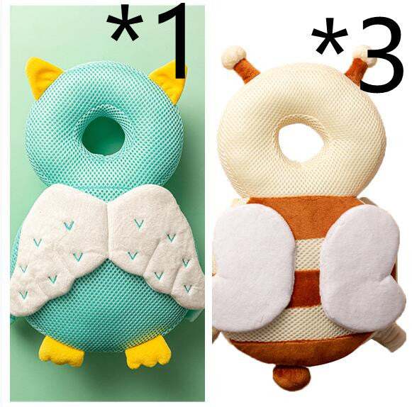 Baby Toddler Headrest Child Protection Baby Head Protection Cushion Cute Angel Wings