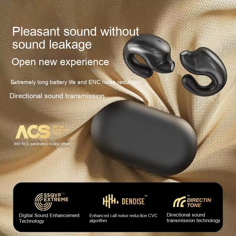 Comfortable For A Long Time Without Pain Clip-on Bluetooth Headset