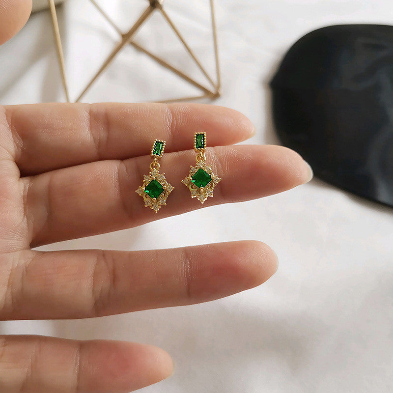 Fairy Emerald Stud Earrings