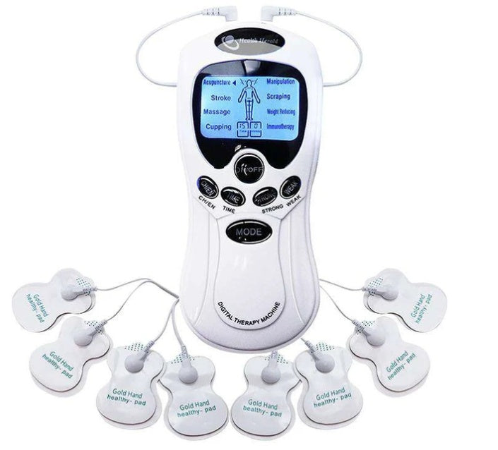 Digital Meridian Physiotherapy Massager Multi-function Mini Massager Household Portable Pulse Massager Body