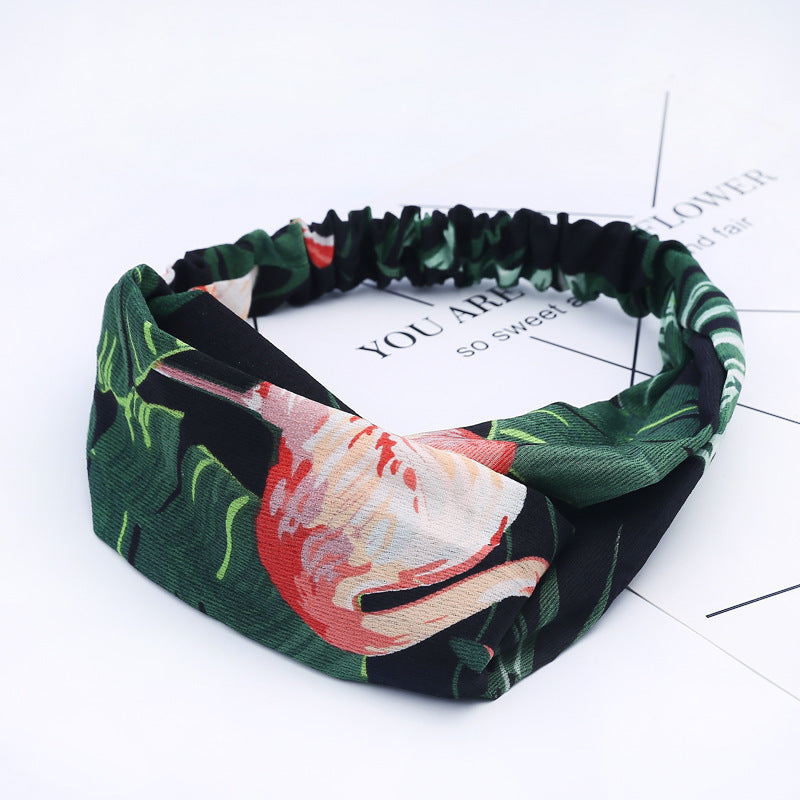 Chiffon silk headband ladies headband