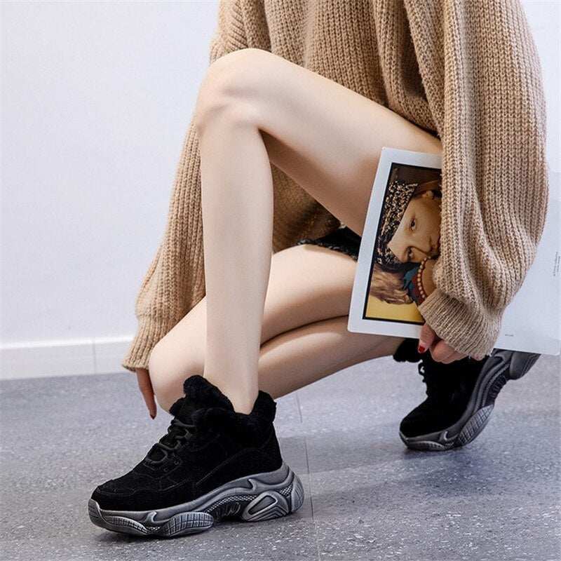 Winter women's thermal shoes