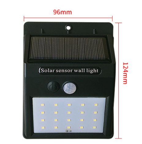 Luz del sensor solar