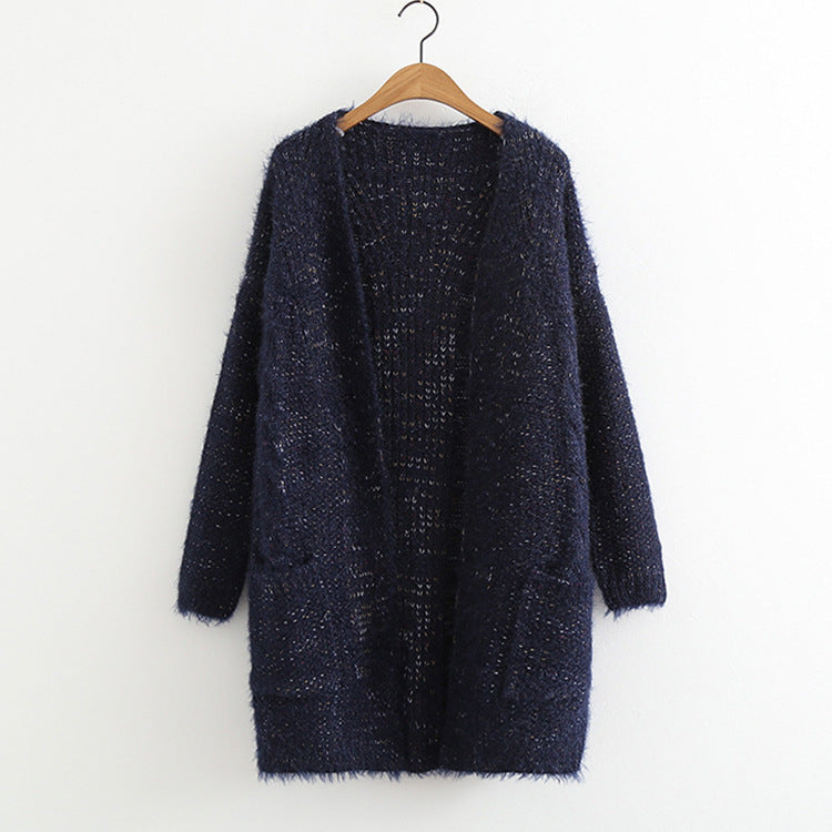 Autumn and Winter Knitted Cardigan