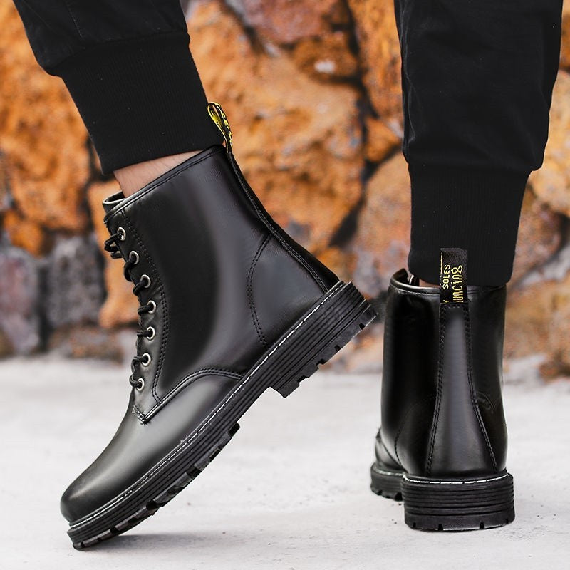 Mikael - High Quality Leather Boots With Orthopedic Sole